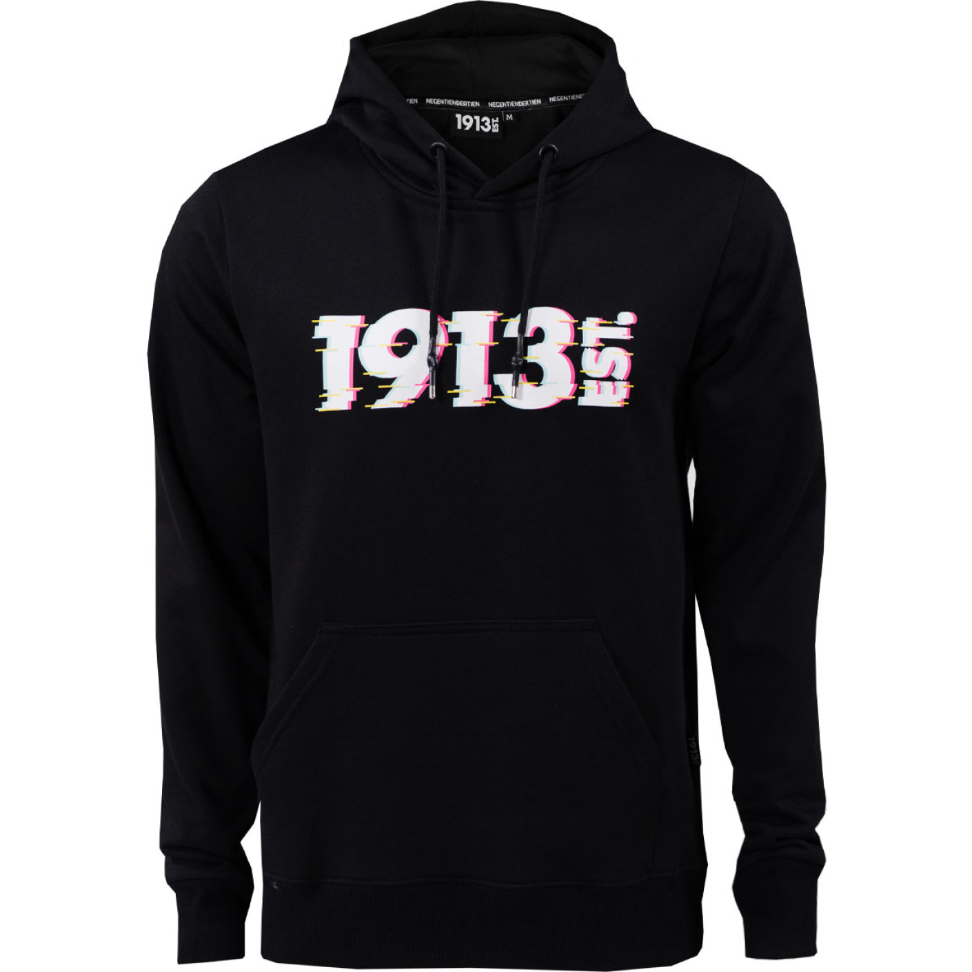 1913 Hooded Sweater Zwart Glitch Kids