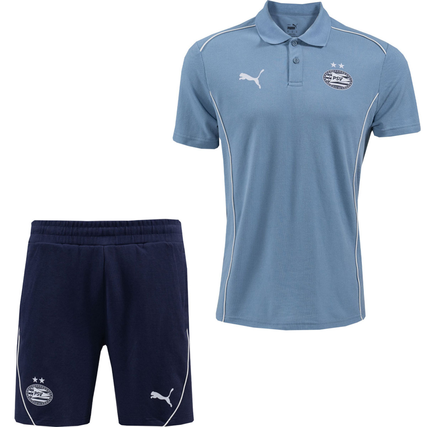 PSV Casuals Trainingsset Polo 2024-2025 Zen Blue