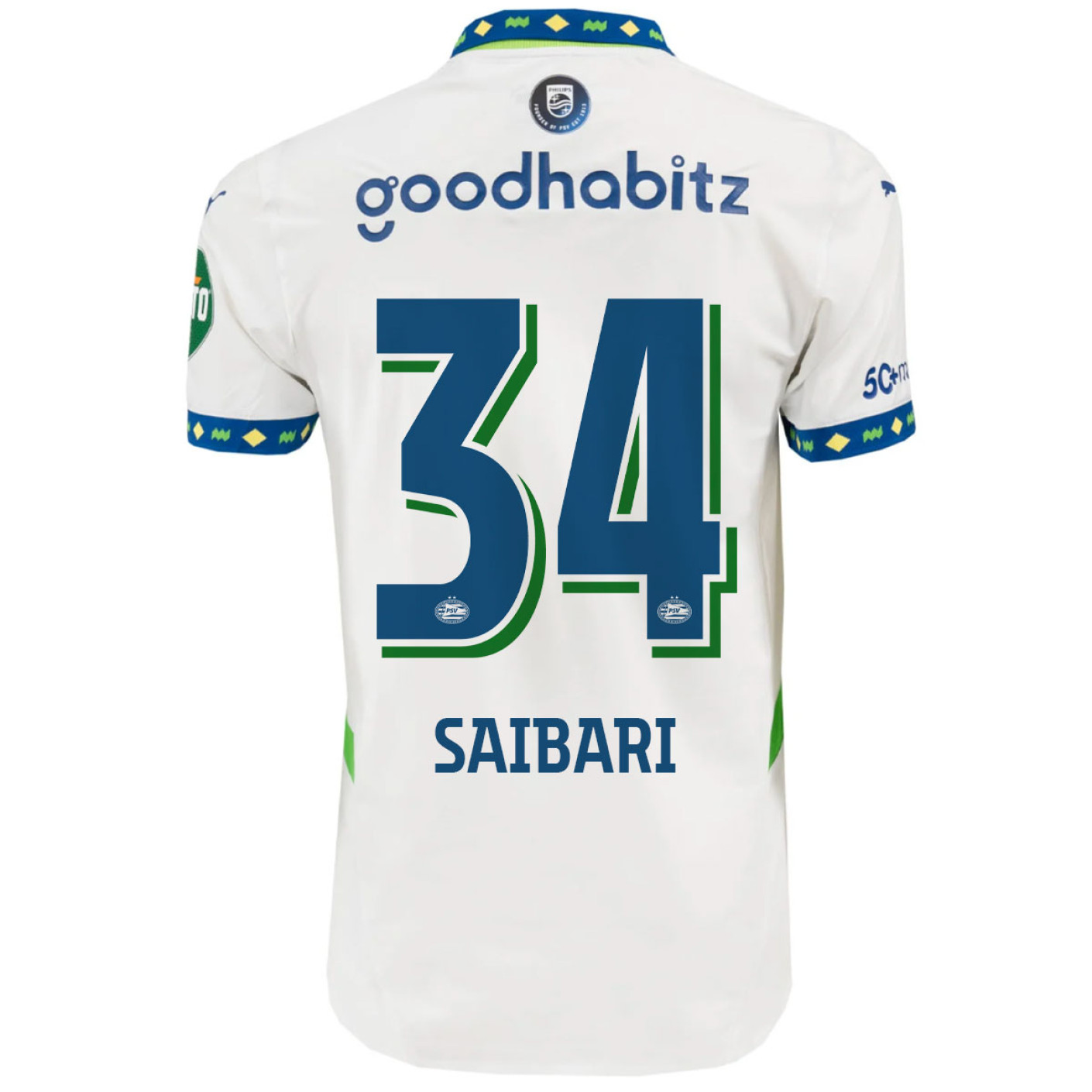 PSV Saibari 34 Derde Shirt 2024-2025 Authentic