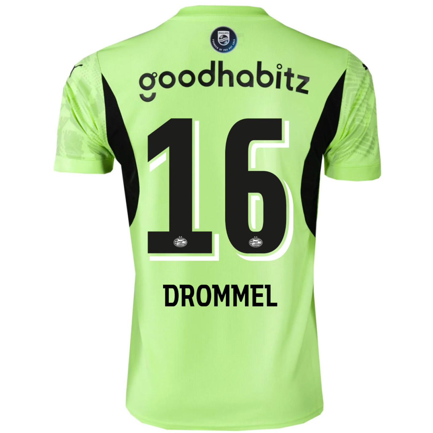 PSV Drommel 16 Keepersshirt 2024-2025 Speed Green JR