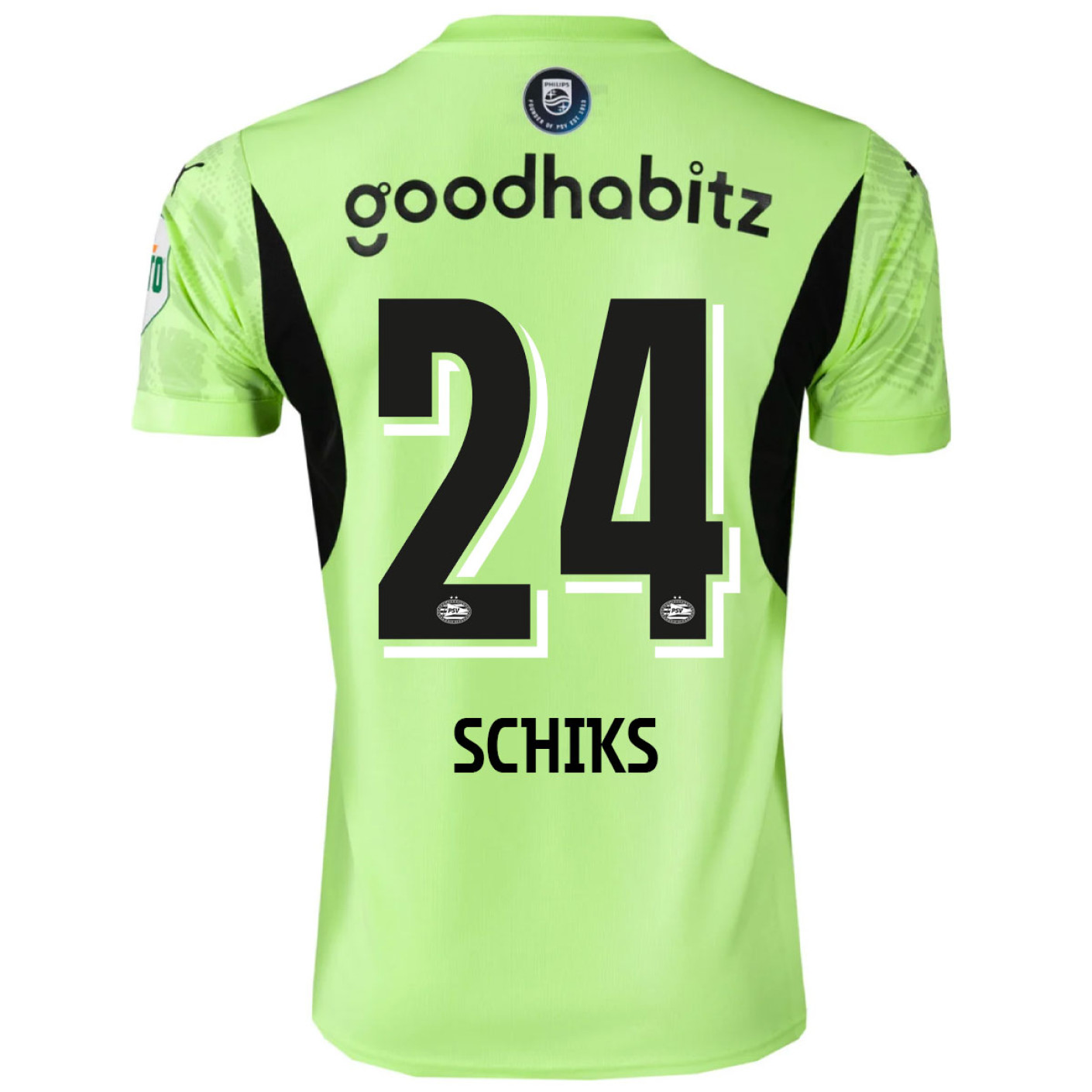 PSV Schiks 24 Keepersshirt 2024-2025 Speed Green