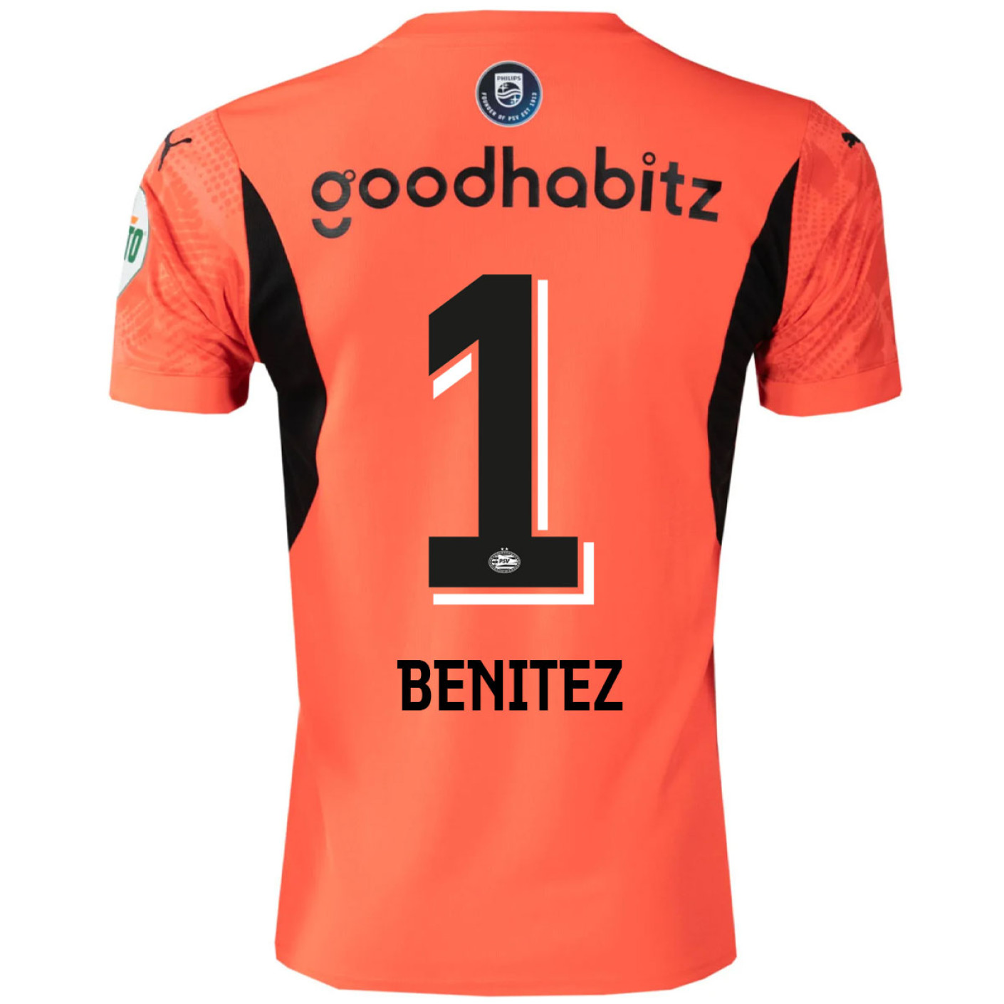 PSV Benitez 1 Keepersshirt 2024-2025 Neon Sun