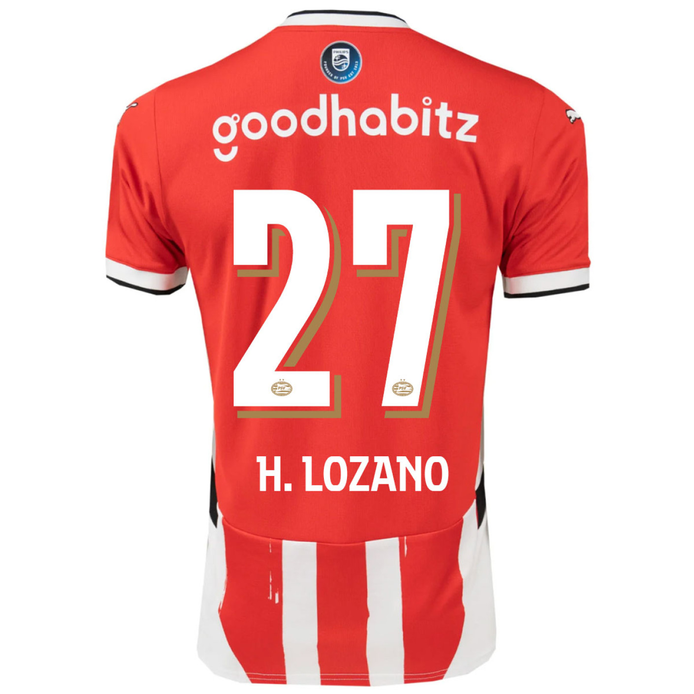 PSV Lozano 27 Thuisshirt 2024-2025 JR