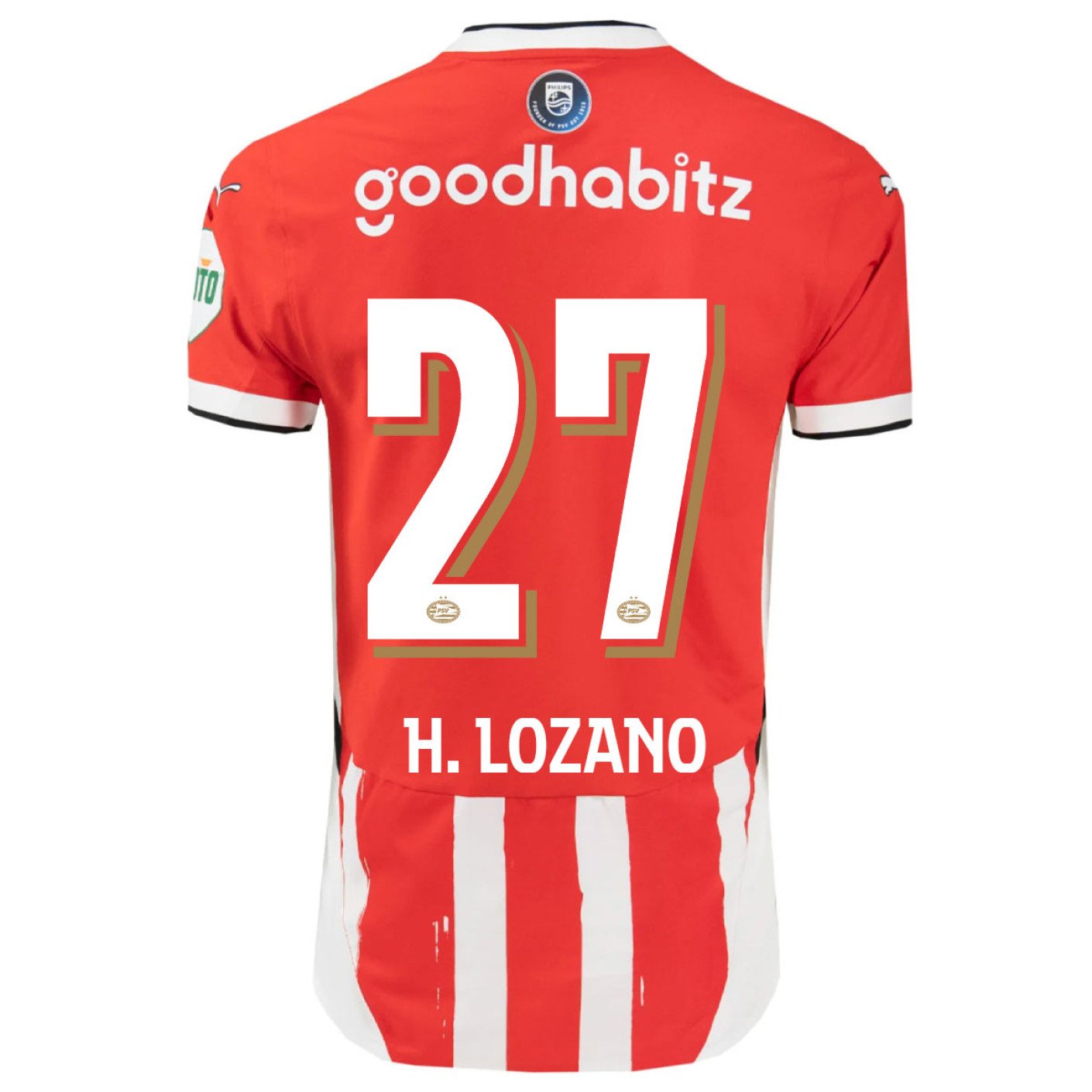 PSV Lozano 27 Thuisshirt 2024-2025 Authentic