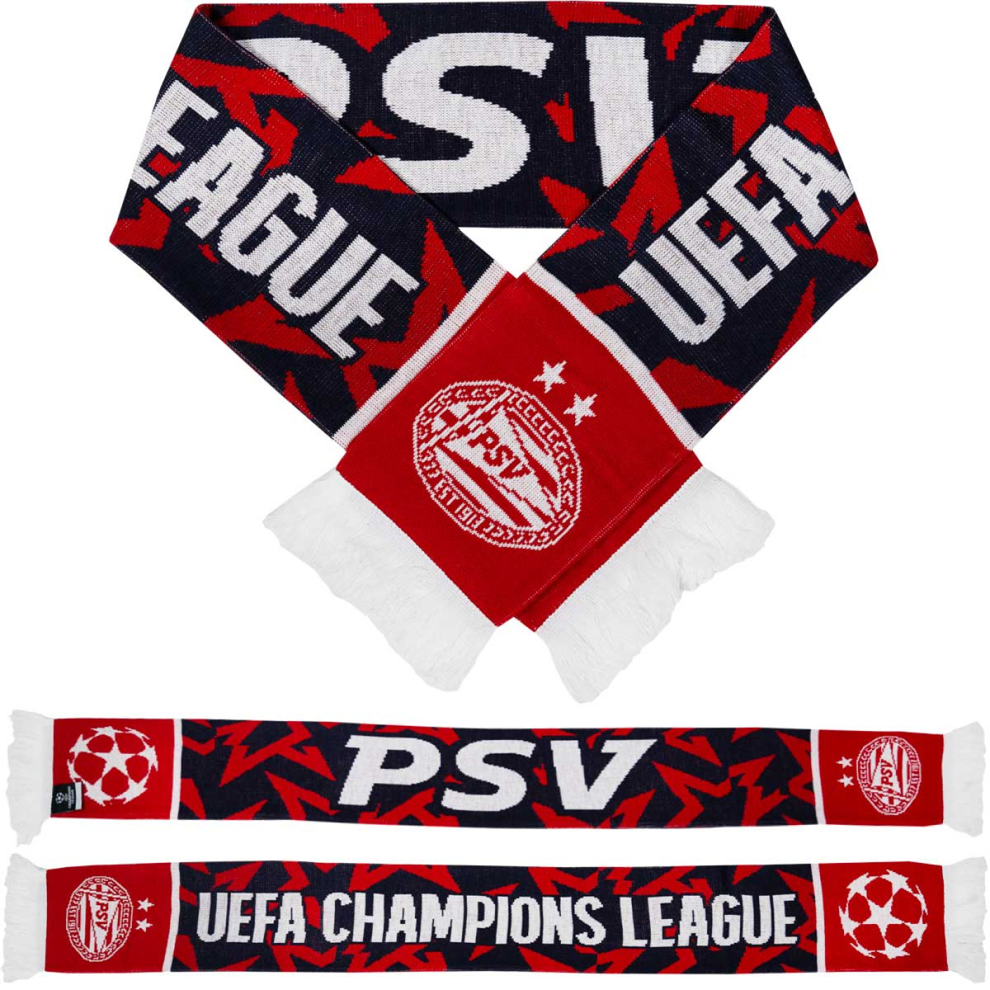 PSV Sjaal UCL Donkerblauw-Rood