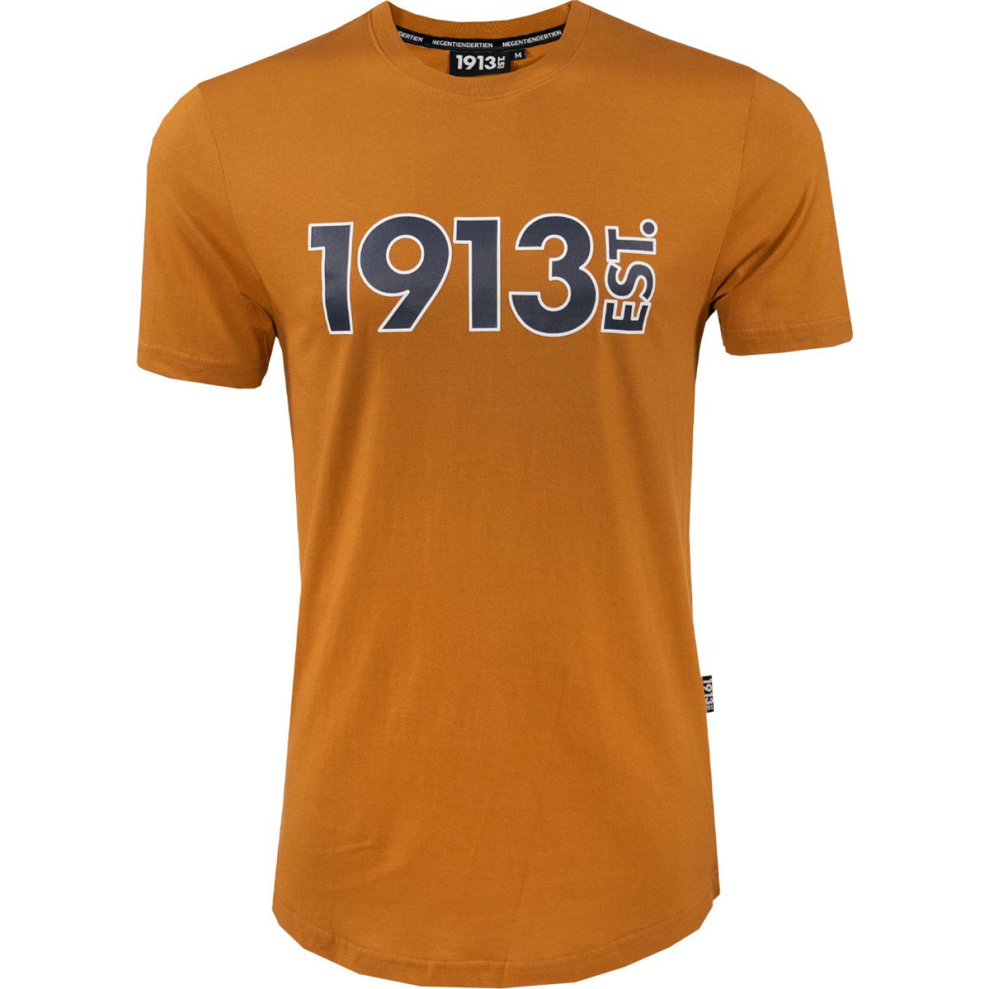 1913 T-shirt Oker Logo Donkerblauw