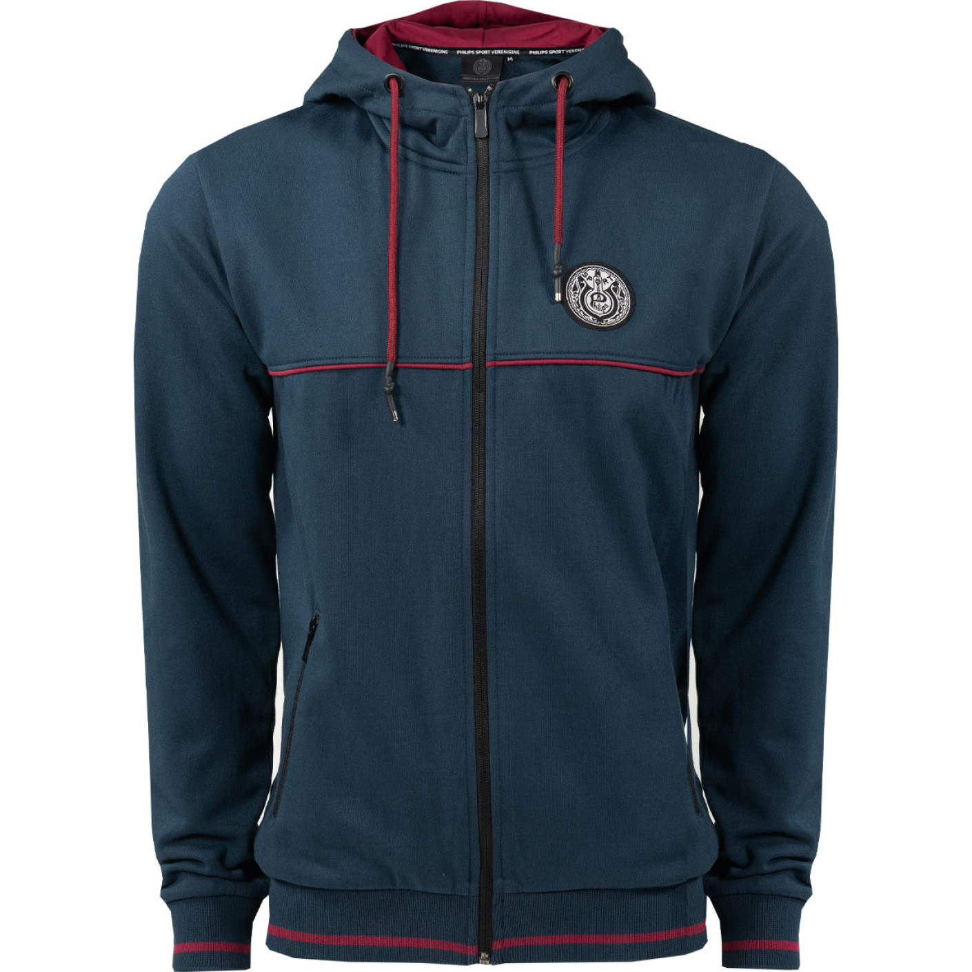 PSV Heritage Hooded Vest Donkerblauw Bordeaux