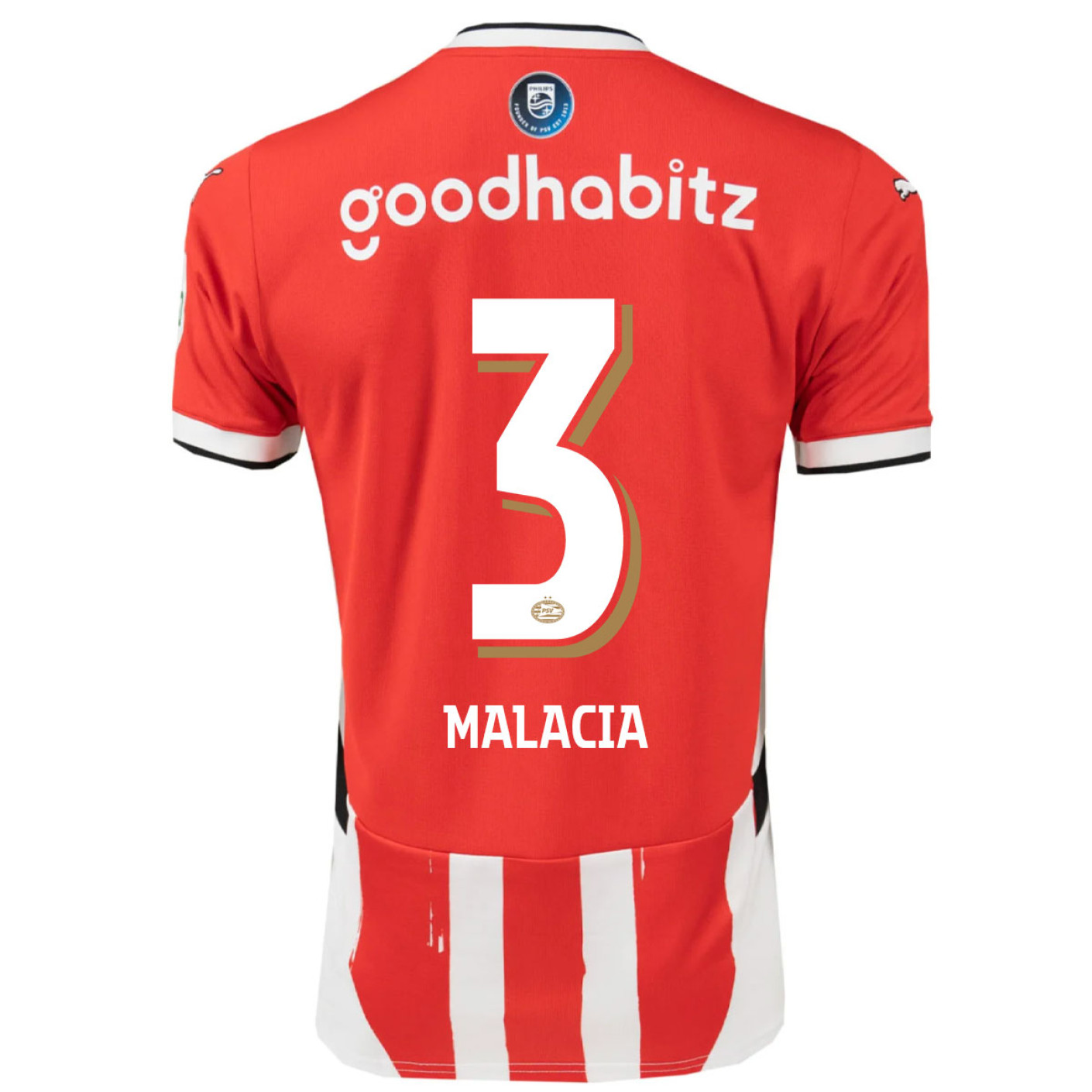 PSV Malacia 3 Thuisshirt 2024-2025