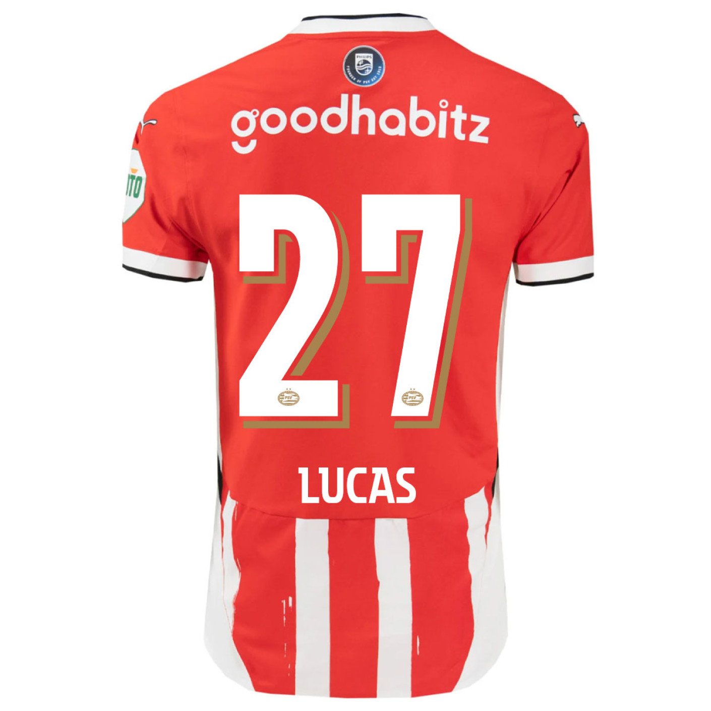 PSV Lucas 27 Thuisshirt 2024-2025 Authentic