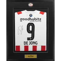 Ingelijst Gesigneerd PSV Shirt De Jong 2022-2023