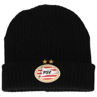 PSV Beanie Zwart Logo SR