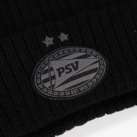 PSV Beanie Zwart Logo Zwart SR