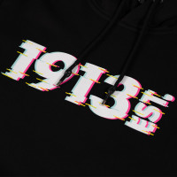 1913 Hooded Sweater Zwart Glitch Kids