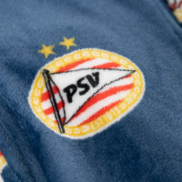 PSV Fleeceplaid Logo Donkerblauw