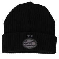 PSV Beanie Logo Black on Black JR